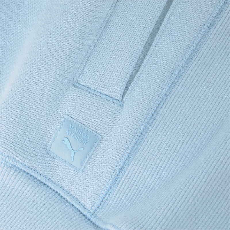 Sudadera Puma PUMA x MAISON KITSUNE Half-Zip Azules | 51937CKVX