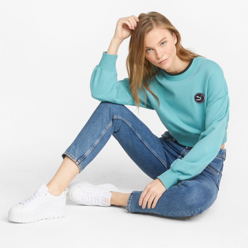 Sudadera Puma Sportswear by PUMA Crew Neck Porcelain | 47689IQNF