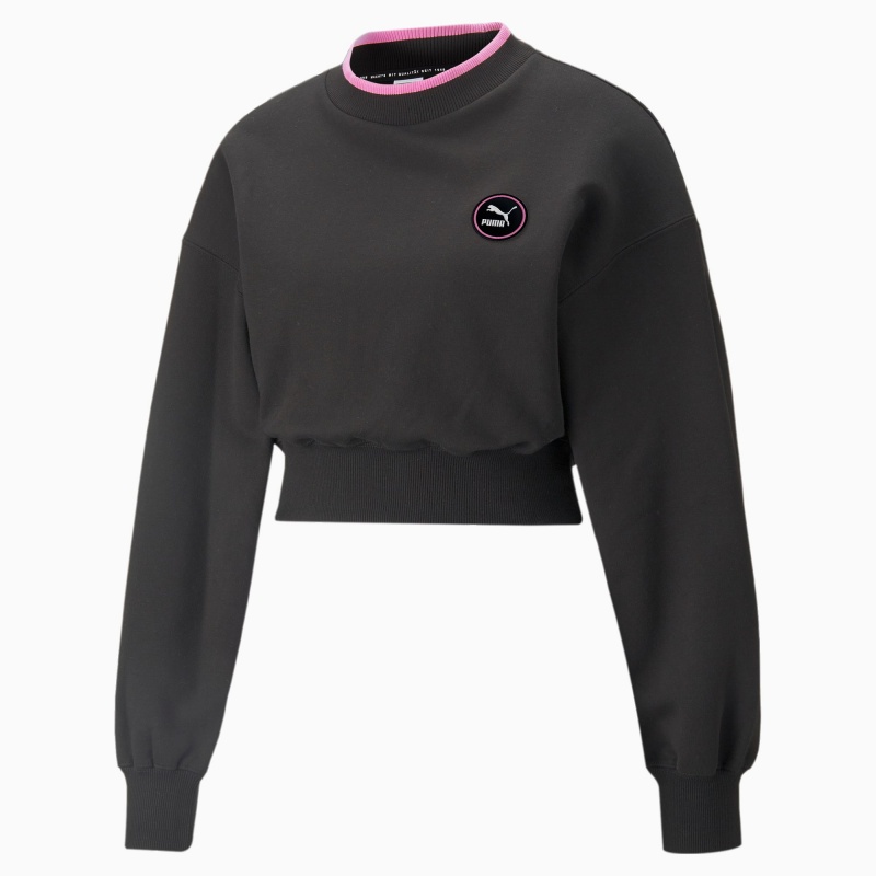 Sudadera Puma Sportswear by PUMA Crew Neck Negros | 08412UMNE