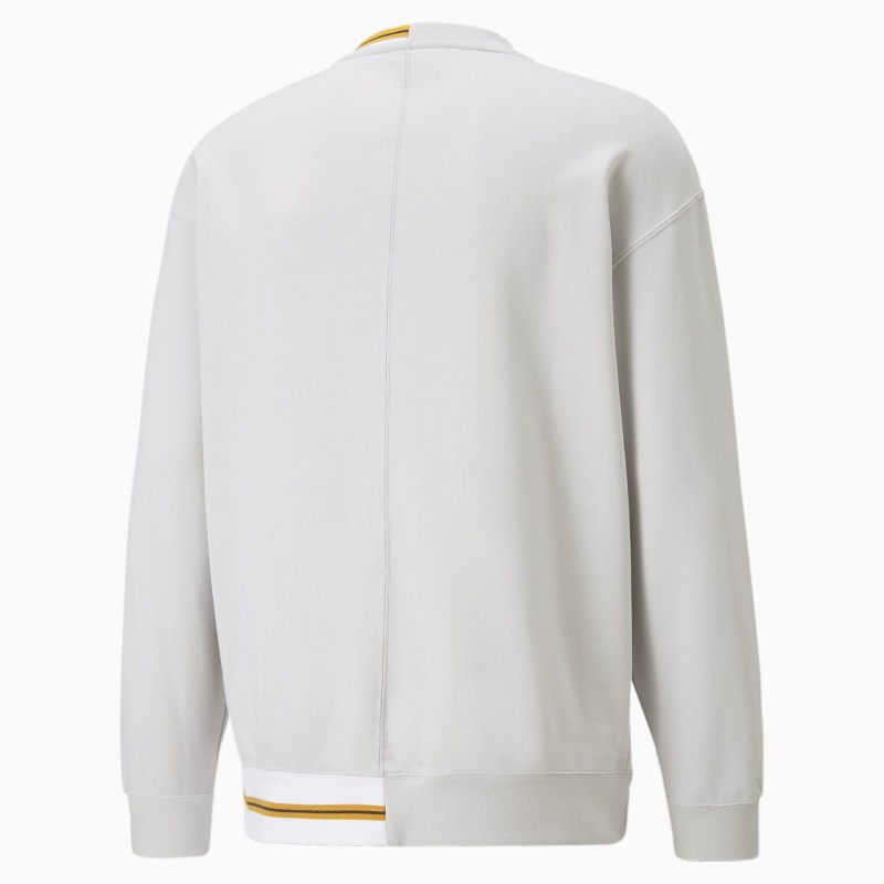 Sudadera Puma The NeverWorn Crew Neck Gray Violet | 26985YEKZ