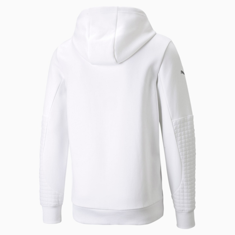 Sudadera con Capucha Puma BMW M Motorsport Full-Zip Blancos | 71236ZVBQ
