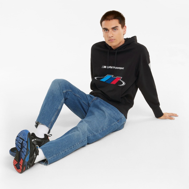 Sudadera con Capucha Puma BMW M Motorsport Calle Negros | 07568DFAC