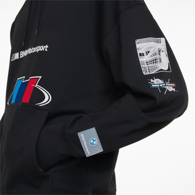 Sudadera con Capucha Puma BMW M Motorsport Calle Negros | 07568DFAC