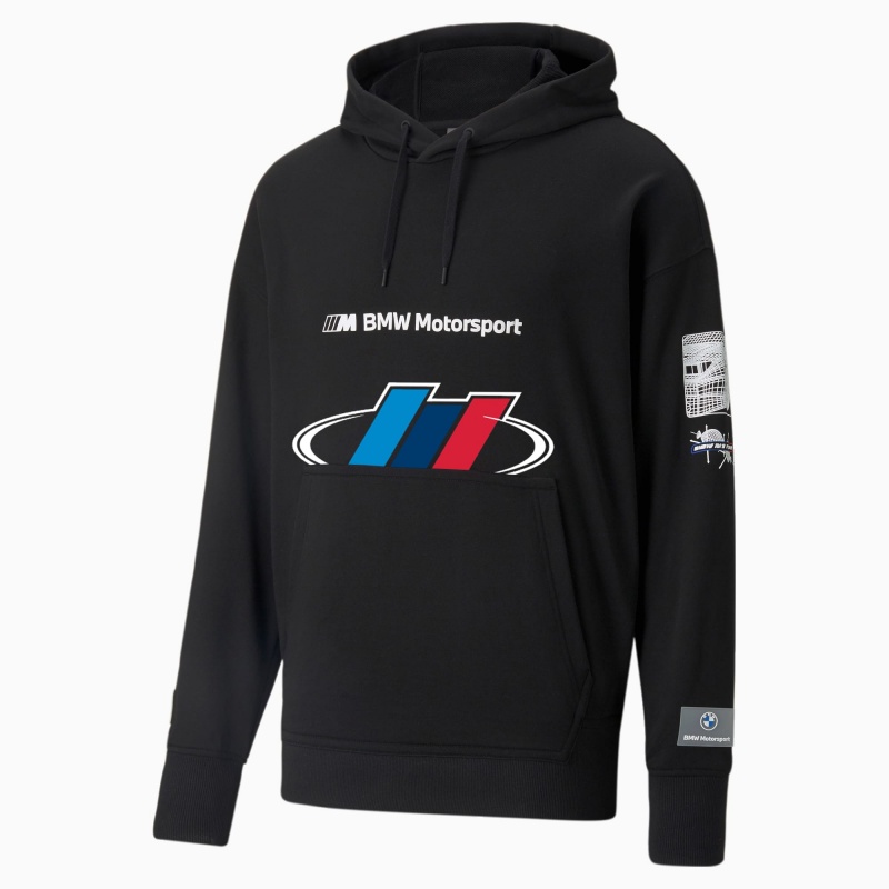 Sudadera con Capucha Puma BMW M Motorsport Calle Negros | 07568DFAC
