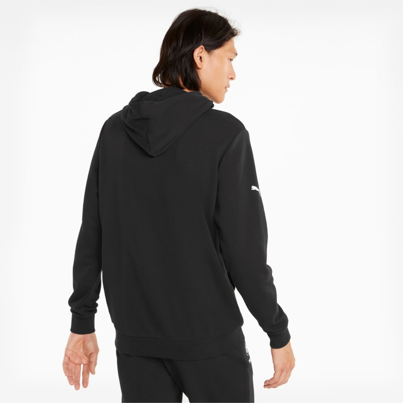 Sudadera con Capucha Puma BMW M Motorsport Essentials Entrenamiento Negros | 04596AUXN