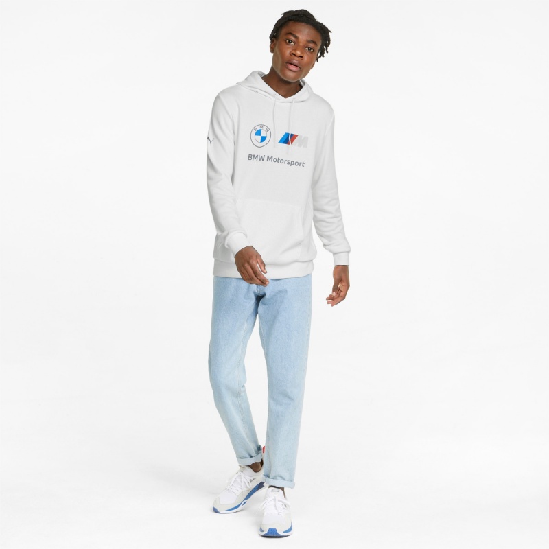 Sudadera con Capucha Puma BMW M Motorsport Essentials Entrenamiento Blancos | 68935MPVA