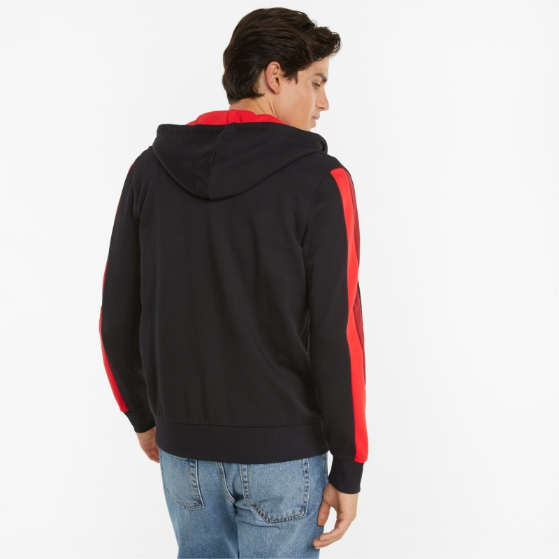 Sudadera con Capucha Puma CLSX French Terry Full-Zip Negros | 86527DSMF