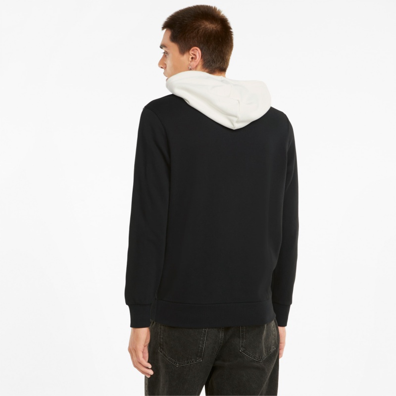 Sudadera con Capucha Puma CLSX Piped Regular Negros | 52130JREK