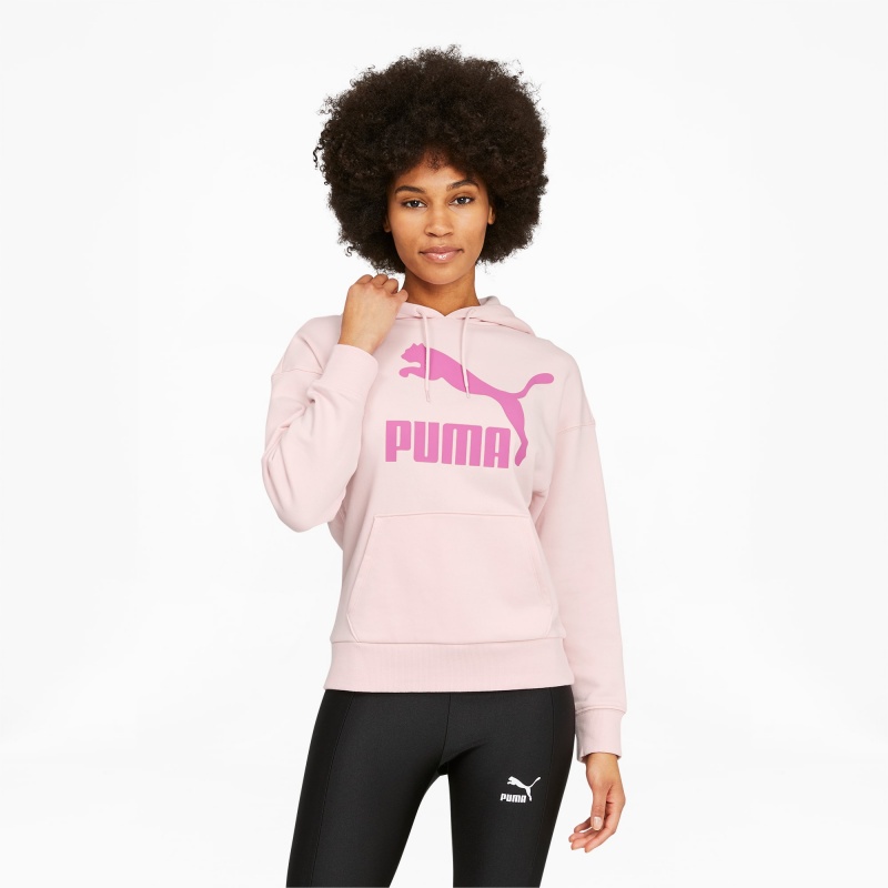 Sudadera con Capucha Puma Classics Logo Rosas | 40196GIFH