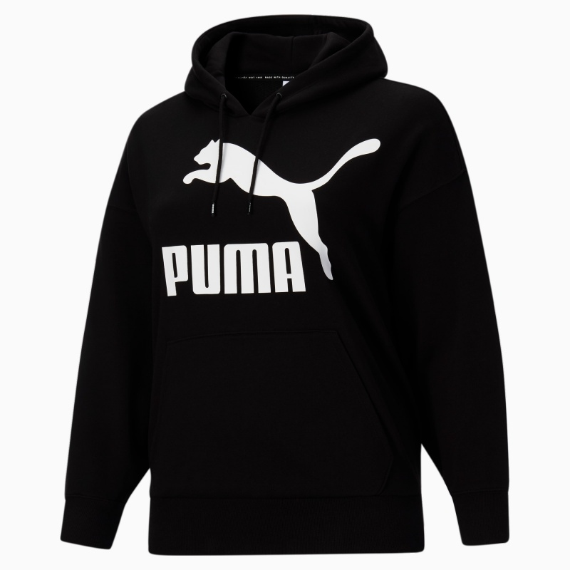 Sudadera con Capucha Puma Classics Logo PL Negros | 15693SLHO