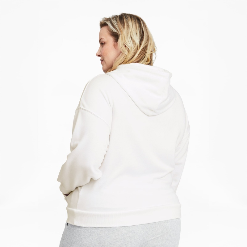 Sudadera con Capucha Puma Classics Logo PL Blancos Negros | 23576JNGI