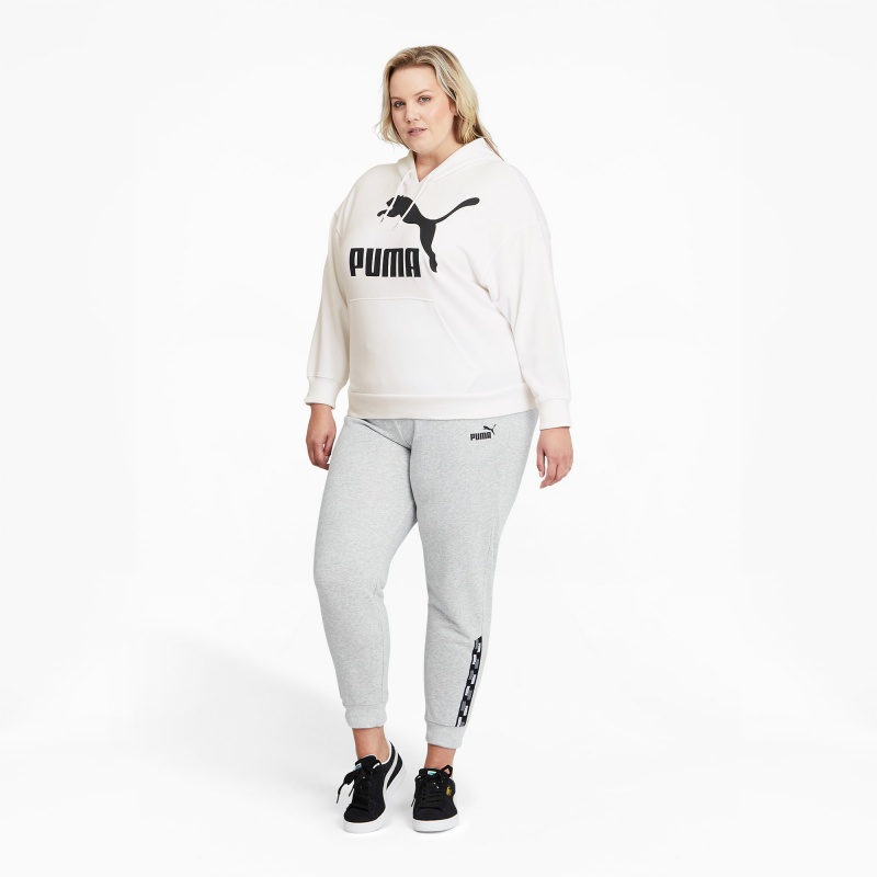 Sudadera con Capucha Puma Classics Logo PL Blancos Negros | 23576JNGI