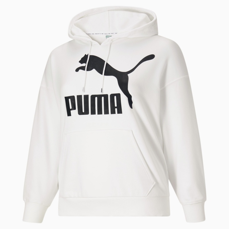 Sudadera con Capucha Puma Classics Logo PL Blancos Negros | 23576JNGI