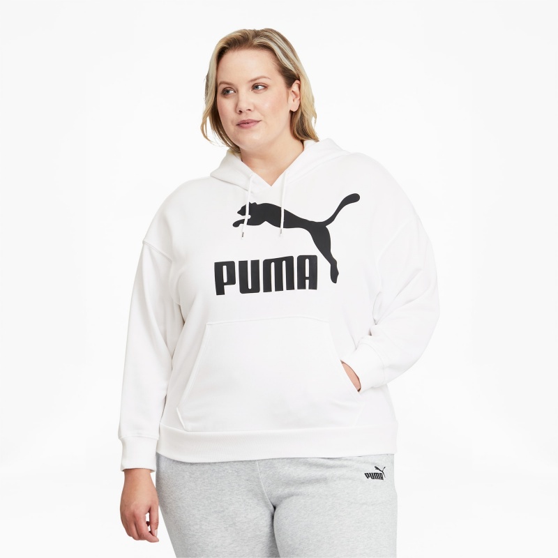 Sudadera con Capucha Puma Classics Logo PL Blancos Negros | 23576JNGI