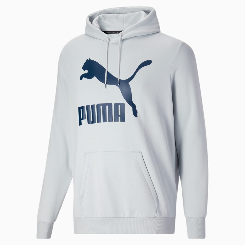 Sudadera con Capucha Puma Classics Logo Hoodie FL BT Azules | 13825DVFN