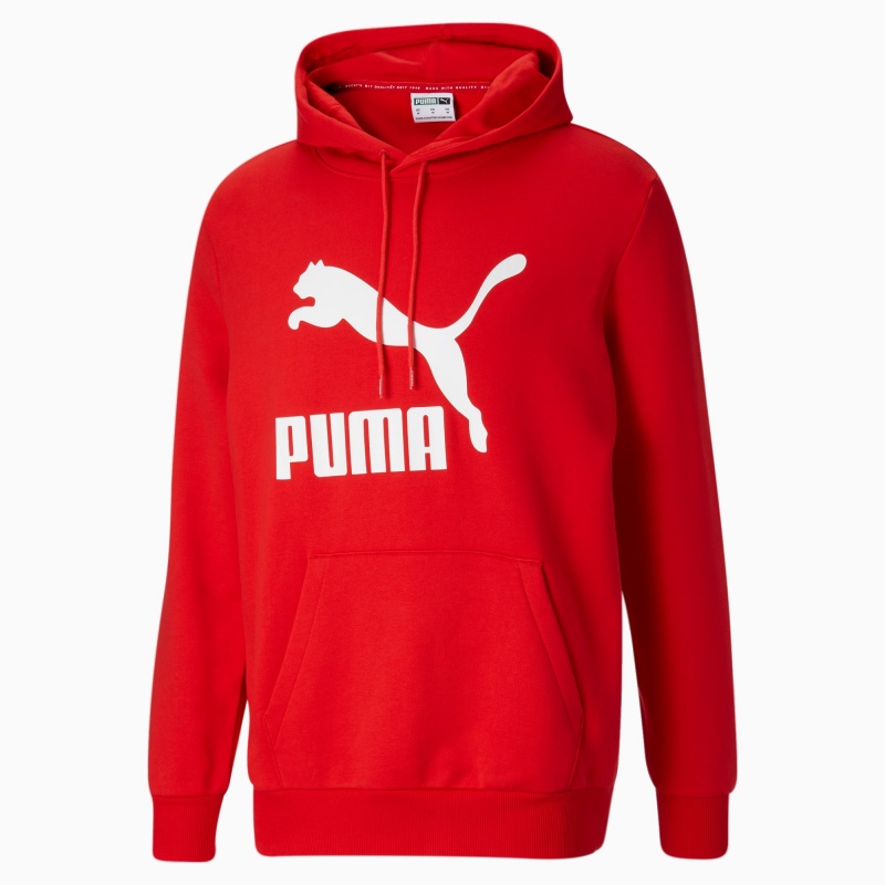 Sudadera con Capucha Puma Classics Logo Rojos Blancos | 45683IPXA
