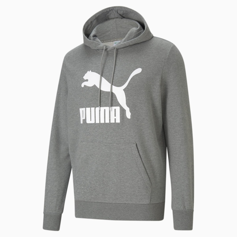 Sudadera con Capucha Puma Classics Logo Medium Gray Heather | 19758UIEC