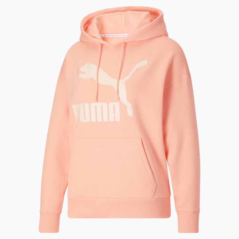 Sudadera con Capucha Puma Classics Logo FL Peach Parfait / Ivory Glow | 69013AHWB