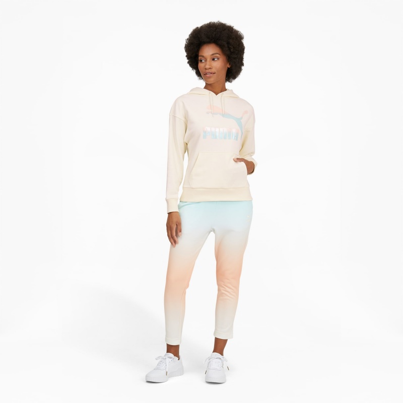 Sudadera con Capucha Puma Classics Logo Ivory Glow / Gloaming | 53172YQCR