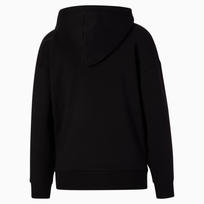 Sudadera con Capucha Puma Classics Logo Negros Blancos | 56280EPSC