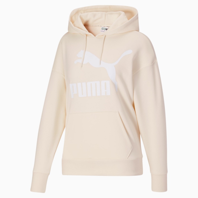 Sudadera con Capucha Puma Classics Logo Eggnog | 03679BTGL
