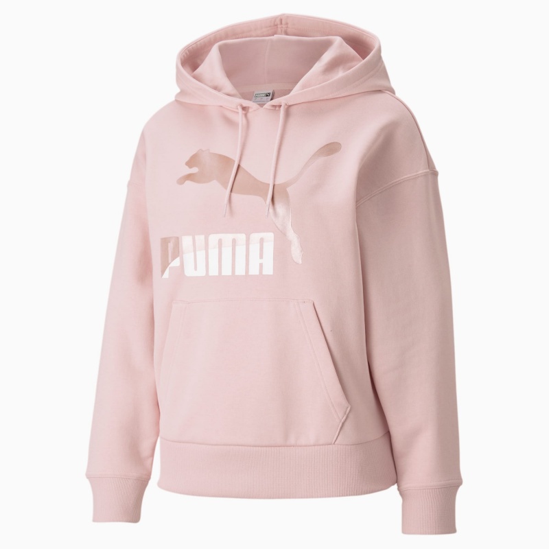 Sudadera con Capucha Puma Classics Logo PL Lotus / Pearl | 91384IMSH