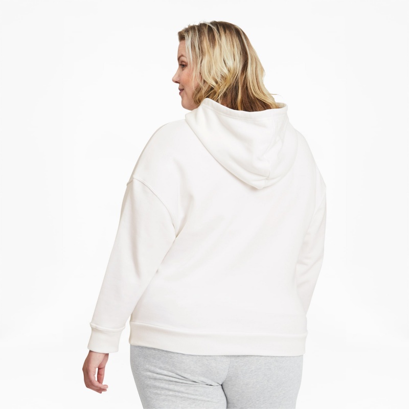 Sudadera con Capucha Puma Classics Logo PL Blancos Negros | 02843SCKG