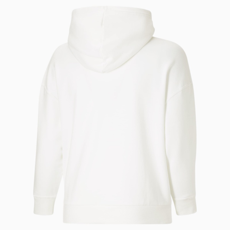 Sudadera con Capucha Puma Classics Logo PL Blancos Negros | 02843SCKG