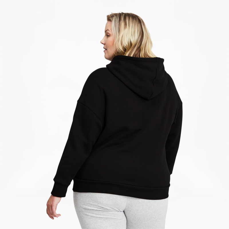 Sudadera con Capucha Puma Classics Logo PL Negros Blancos | 27986TYPZ