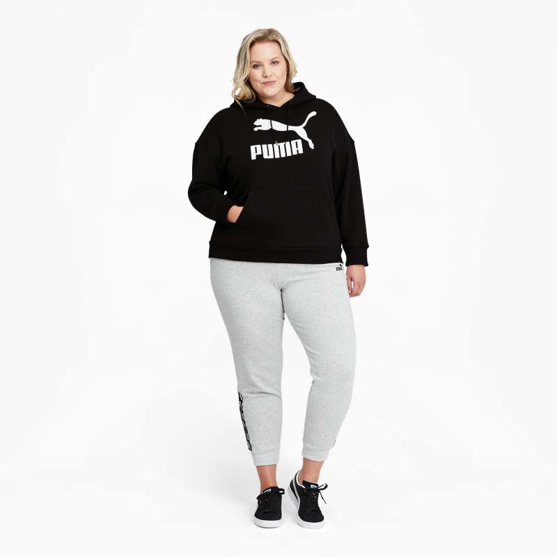 Sudadera con Capucha Puma Classics Logo PL Negros Blancos | 27986TYPZ