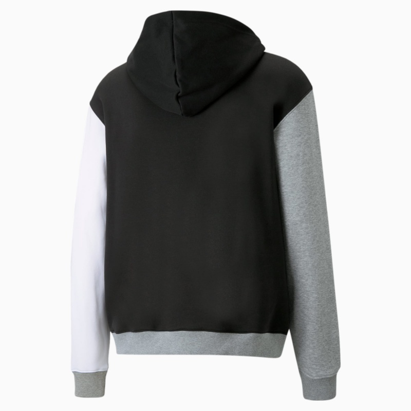 Sudadera con Capucha Puma Combine Basketball Negros | 71069RSUE