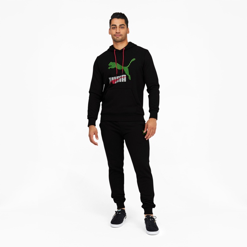 Sudadera con Capucha Puma Dazed Classics Logo Negros | 98231PAJO