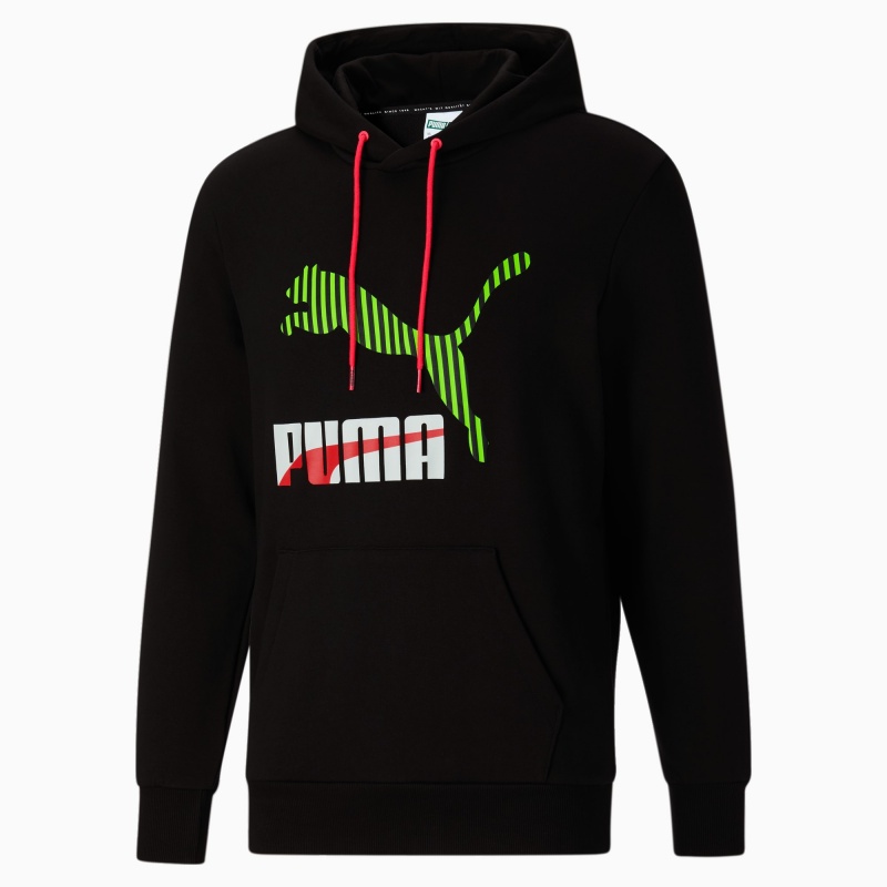 Sudadera con Capucha Puma Dazed Classics Logo Negros | 98231PAJO