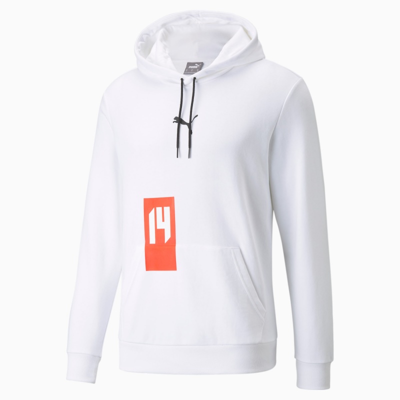 Sudadera con Capucha Puma FUßBALL '70s Soccer Blancos | 90672OPUX