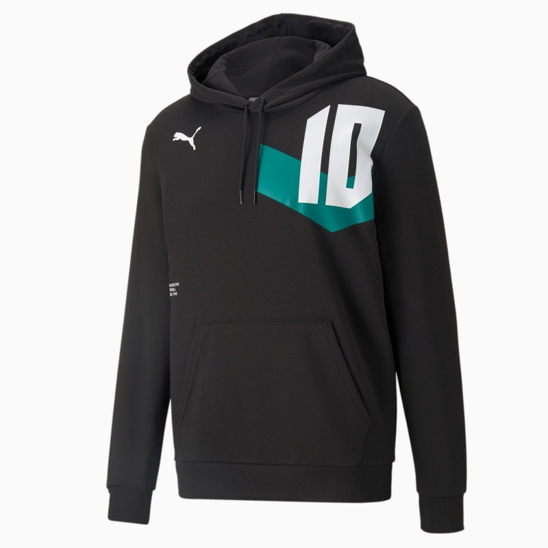 Sudadera con Capucha Puma FUßBALL '90s Soccer Negros | 52863DSEQ