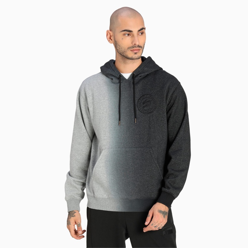 Sudadera con Capucha Puma First Pick Basketball Negros | 47120VMSI