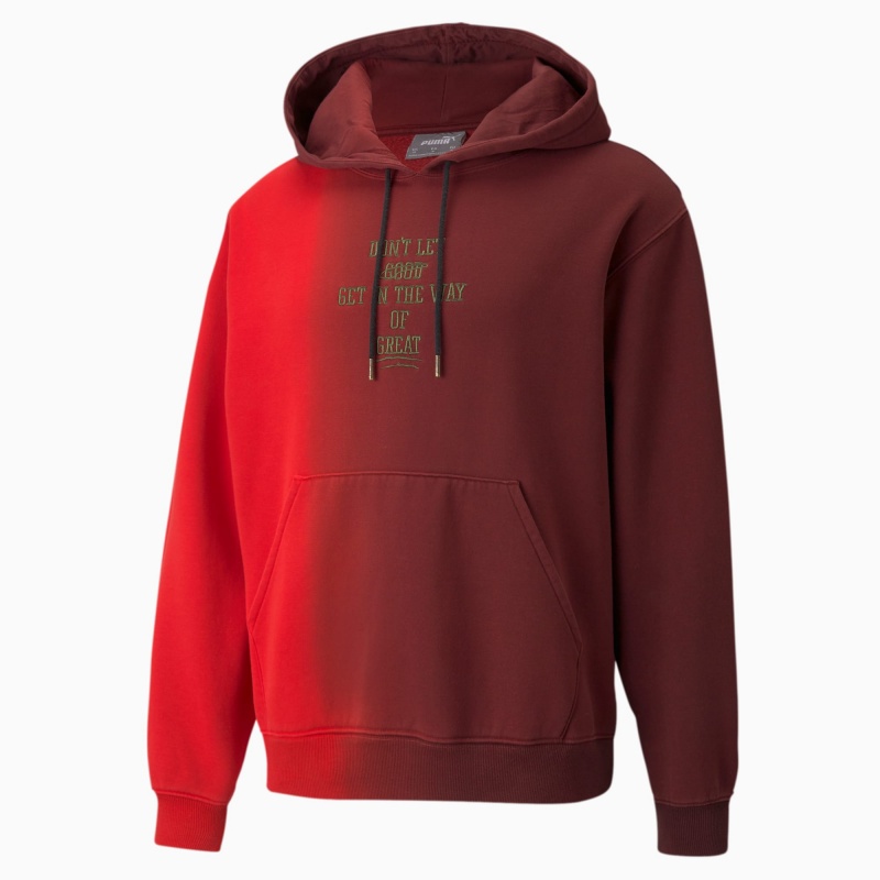 Sudadera con Capucha Puma First Pick Basketball Cordovan | 29703RAHE