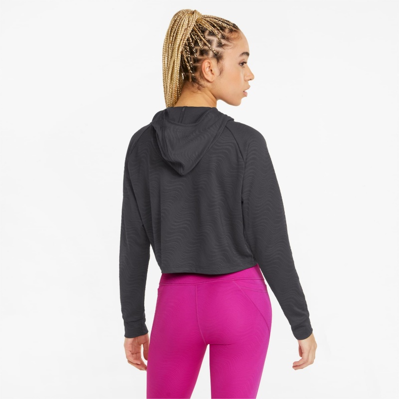 Sudadera con Capucha Puma Flawless Pullover Entrenamiento Negros | 05974EHUQ