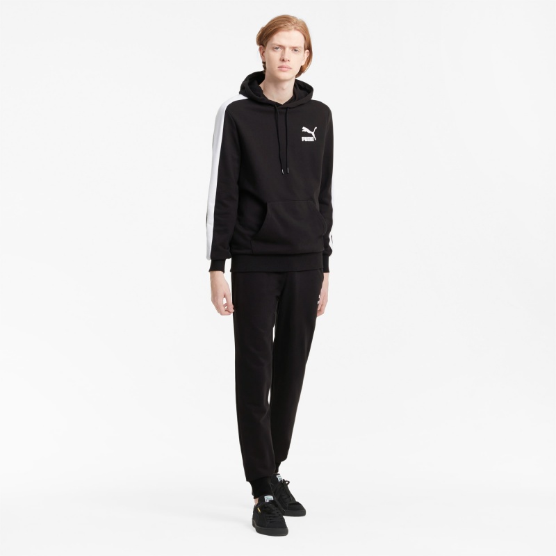 Sudadera con Capucha Puma Iconic T7 Negros | 83467XWNR