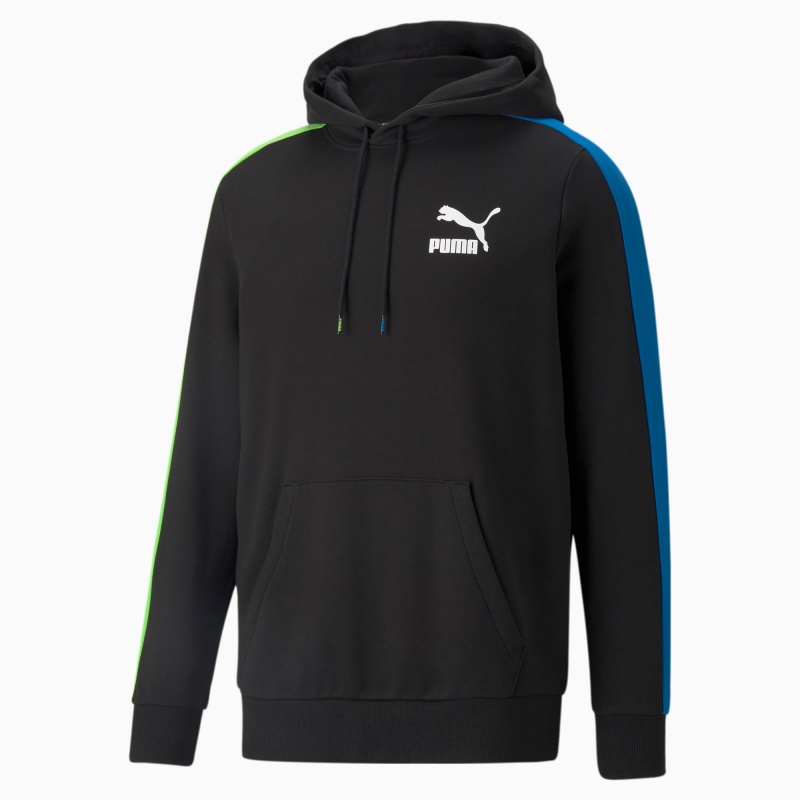 Sudadera con Capucha Puma Iconic T7 Negros | 79062ZVCN
