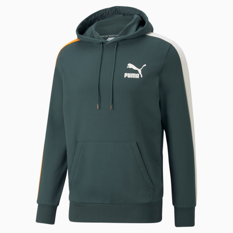 Sudadera con Capucha Puma Iconic T7 Verdes | 08561DESK