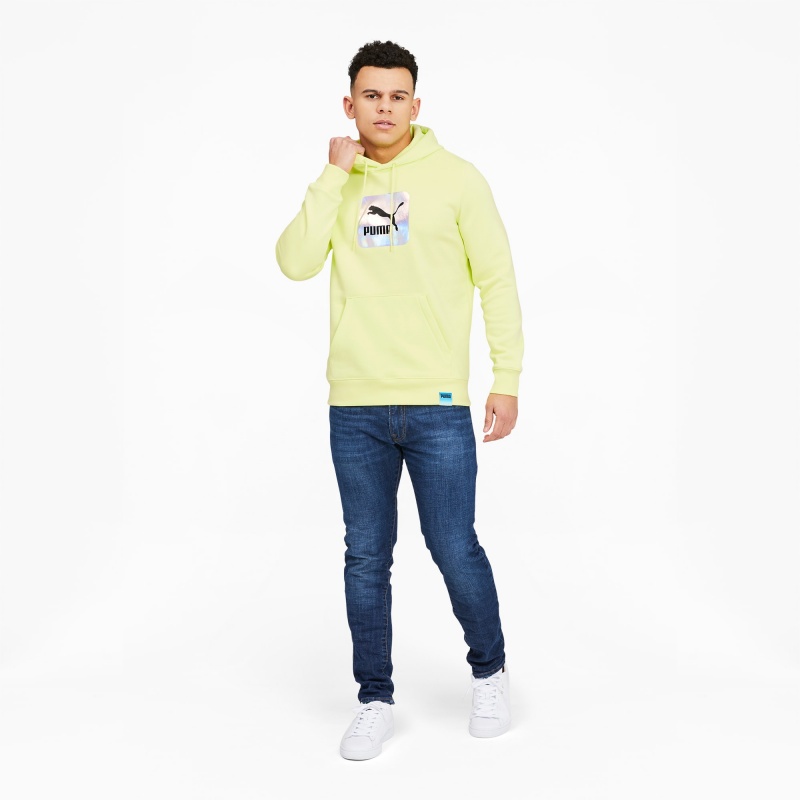 Sudadera con Capucha Puma Lightsense Amarillos | 69325PURM