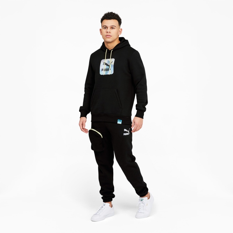 Sudadera con Capucha Puma Lightsense Negros | 84192EQUJ