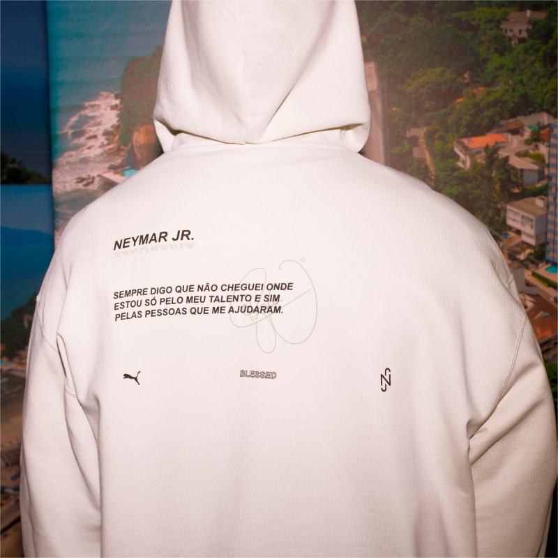 Sudadera con Capucha Puma Neymar Jr Vaporous Gray | 91362GQEA