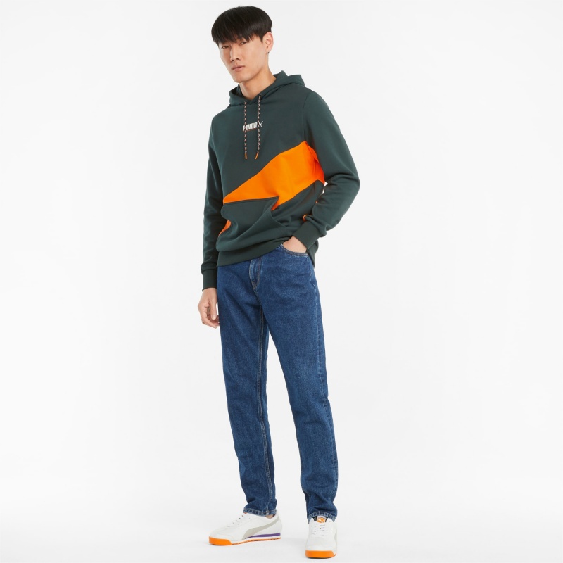 Sudadera con Capucha Puma PUMA International Verdes | 28169YQET