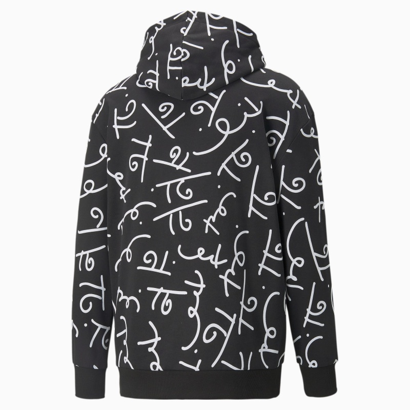Sudadera con Capucha Puma PUMA x BRITTO Printed Negros Blancos | 97438COHT