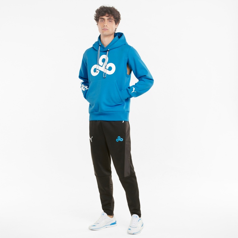 Sudadera con Capucha Puma PUMA x CLOUD9 Estampados Esports Bleu Azur | 18290IDPV