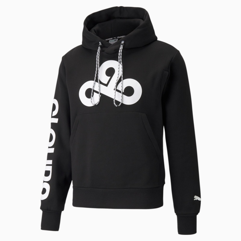 Sudadera con Capucha Puma PUMA x CLOUD9 Estampados Esports Negros | 01269GNXF