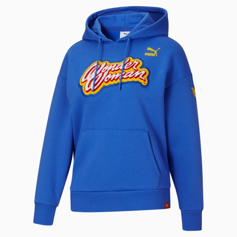 Sudadera con Capucha Puma PUMA x DC Justice League Wonder Azules | 78296RPGT