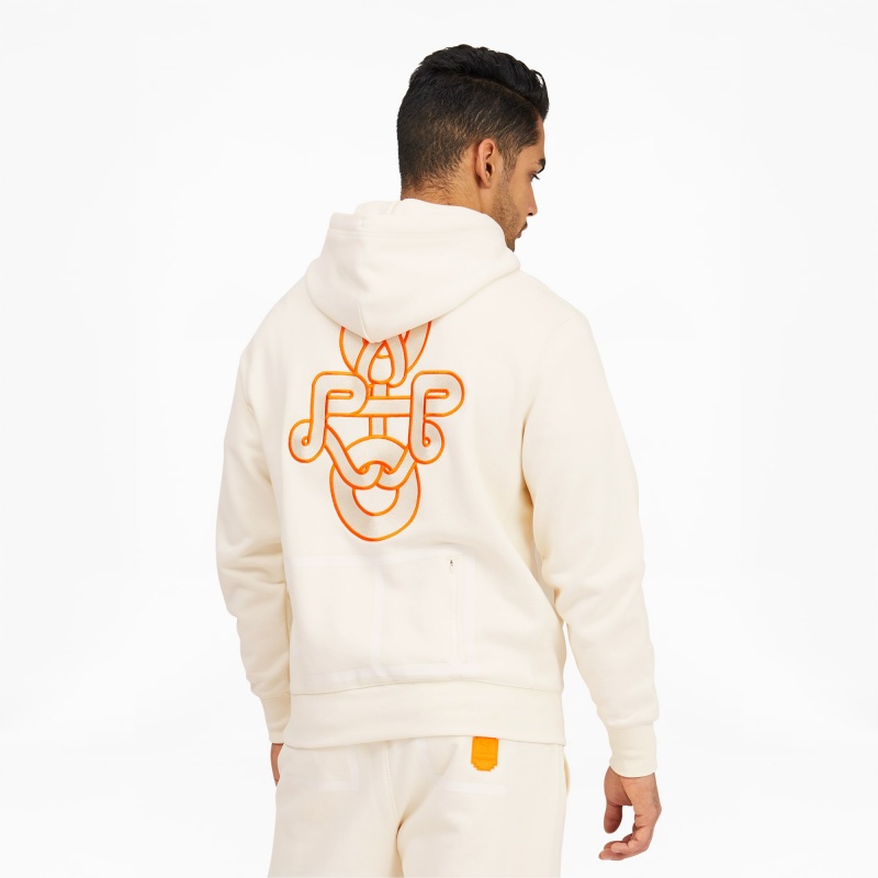 Sudadera con Capucha Puma PUMA x PRONOUNCE Blancos | 65973MCGX